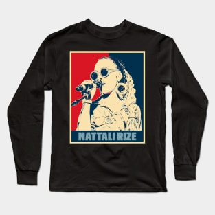 Nattali Rize Reggae Hope Poster Popart Long Sleeve T-Shirt